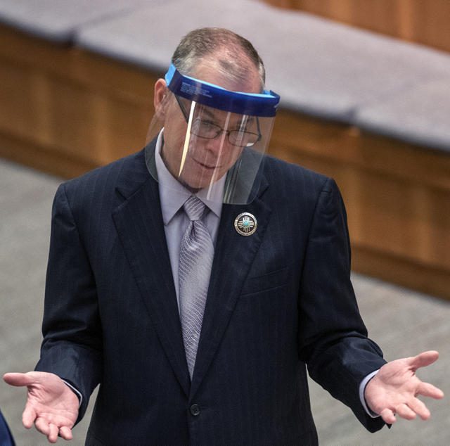 Senator Daniel Ivey-Soto looking cringe.
